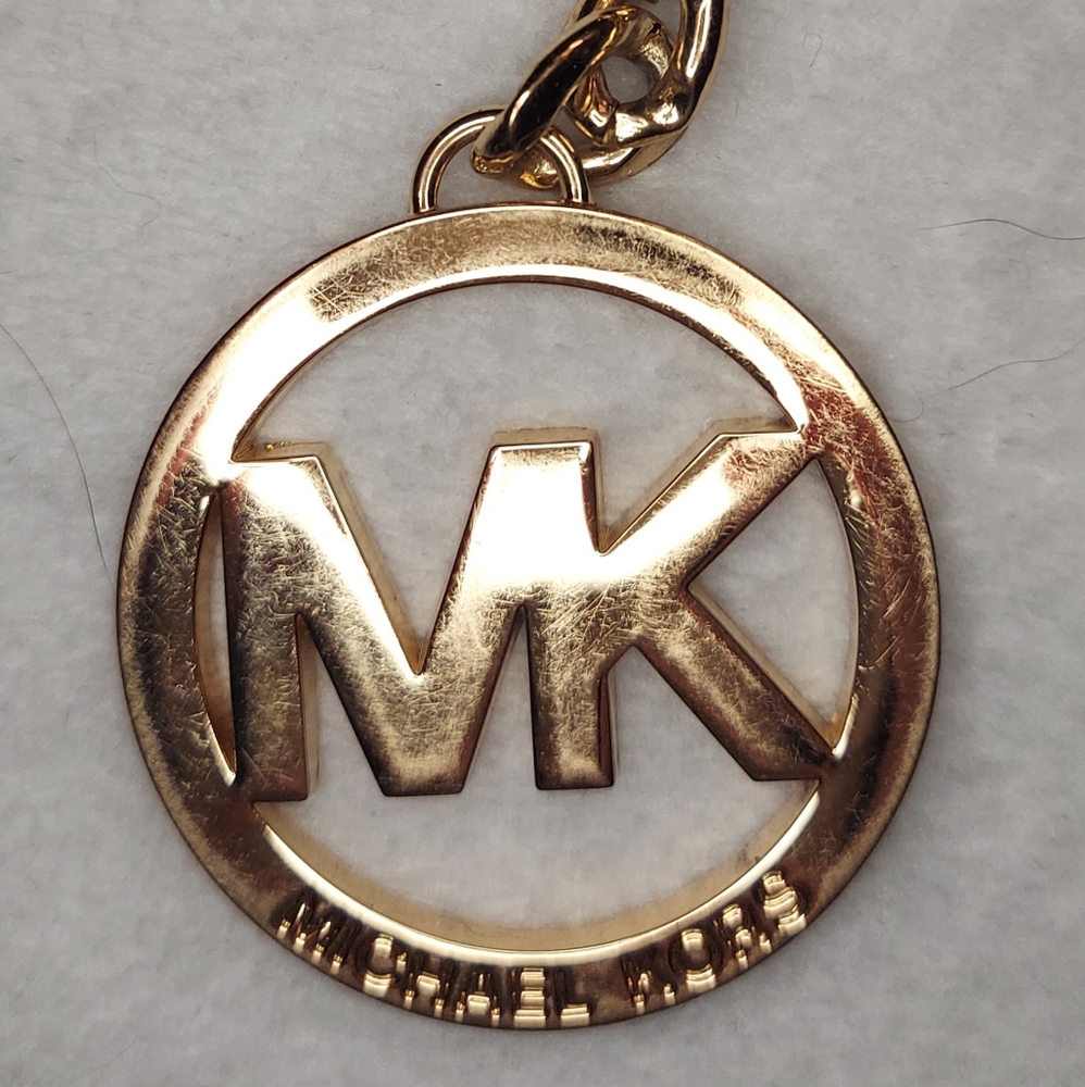 Michael Kors Gold Logo Keychain